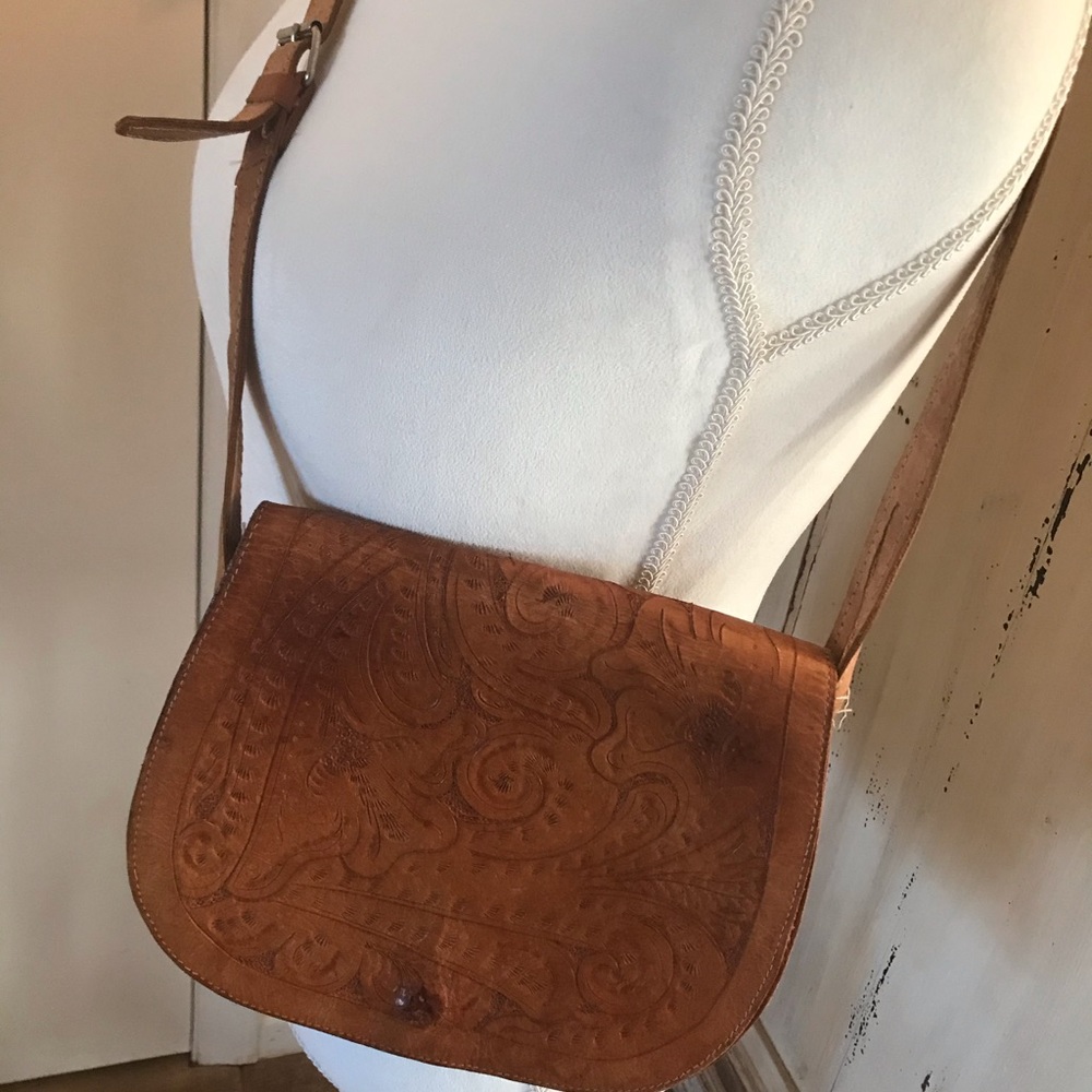 Leather purse very cute original embossed